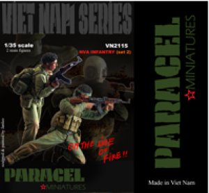 画像1: Paracel Miniatures[VN2115]1/35 北ベトナム軍 歩兵セット2(C+D)(2体セット) (1)