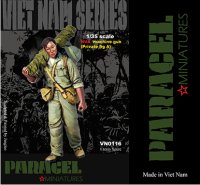Paracel Miniatures[VN0116]1/35 北ベトナム軍 兵士(A)機銃手