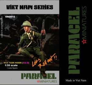 画像1: Paracel Miniatures[VN0915]1/35 北ベトナム軍 戦車跨乗兵(B) (1)