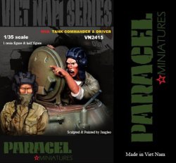 画像1: Paracel Miniatures[VN2415]1/35 北ベトナム軍 戦車指揮官(2)(2体セット)