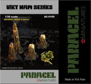 画像1: Paracel Miniatures[AC0105]1/35 ベトナム 吹き飛ばされた樹木(葉付き) (1)