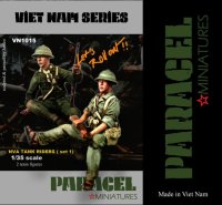 Paracel Miniatures[VN1015]1/35 北ベトナム軍 戦車跨乗兵セット1(A+Ｂ)(2体セット)