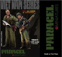 Paracel Miniatures[VN2615]1/35 北ベトナム軍 精鋭狙撃手&指揮官(2体セット)