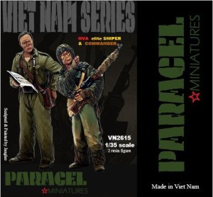 画像1: Paracel Miniatures[VN2615]1/35 北ベトナム軍 精鋭狙撃手&指揮官(2体セット) (1)