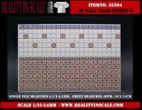 Reality in Scale[RIS35264]3D 壁のタイルセット- デザイン G