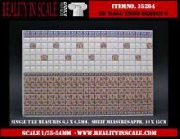 Reality in Scale[RIS35264]3D 壁のタイルセット- デザイン G