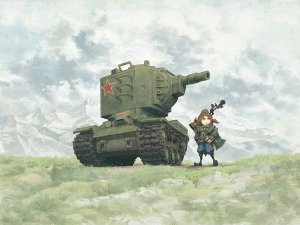 画像1: モンモデル[MENWWT-004]WWT ソ連重戦車 KV-2 (1)