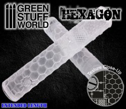 画像4: グリーンスタッフワールド[GSW-58(1160)]ローリングピン(六角舗石)