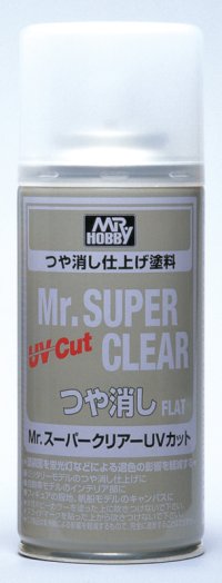 GSIクレオス[B523]Mr.スーパークリアーUVカット（溶剤系スプレー） つや消し