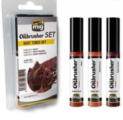 画像1: AMMO[AMIG7501]サビトーンセット (3510・3511・3512)（模型用筆付油絵の具）