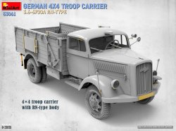 画像2: ミニアート[MA53061]1/35 ドイツ製 4x4 兵員輸送車 3.6-6700A Rn型