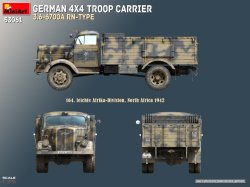 画像12: ミニアート[MA53061]1/35 ドイツ製 4x4 兵員輸送車 3.6-6700A Rn型
