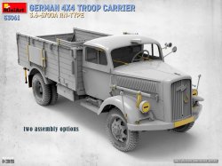 画像3: ミニアート[MA53061]1/35 ドイツ製 4x4 兵員輸送車 3.6-6700A Rn型
