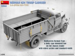 画像5: ミニアート[MA53061]1/35 ドイツ製 4x4 兵員輸送車 3.6-6700A Rn型
