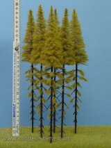 Model Scene[MK304]枝打ちしたカラマツの木 秋 高さ280-320mm(5本入)