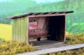 Model Scene[96502]1/144-1/160(Nスケール) 木製待合室＃1(キット)