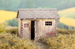 画像1: Model Scene[96503]1/144-1/160(Nスケール) 山羊小屋(キット) (1)