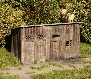 画像1: Model Scene[96508]1/144-1/160(Nスケール) 資材小屋(キット) (1)