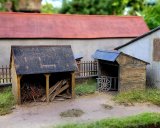 Model Scene[96513]1/144-1/160(Nスケール) 薪小屋＃3(キット)