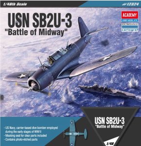 画像1: アカデミー[AM12324]1/48 SB2U-3 ヴィンディケーター ”バトル・オブ・ミッドウェイ” (1)
