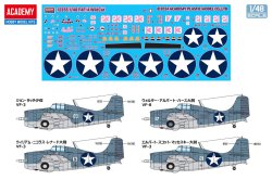 画像3: アカデミー[AM12355]1/48 F4F-4 ワイルドキャット  "バトル・オブ・ミッドウェイ"