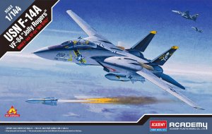 画像1: アカデミー[AM12626]1/144 F-14A トムキャット"VF-84 ジョリー・ロジャース" (1)