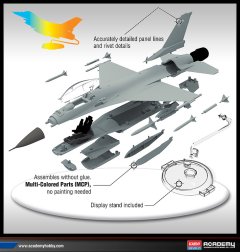 (未使用･未開封品)アカデミー 1/48 F-16A/C ファイティングファルコン AM12259 プラモデル Amazon | アカデミー 1/48 F-16A/C ファイティングファルコン