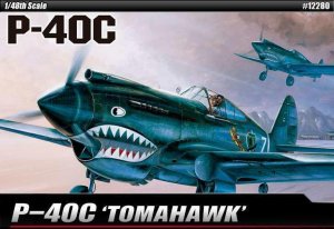 画像1: アカデミー[AM12280] 1/35 P-40Cトマホーク (1)