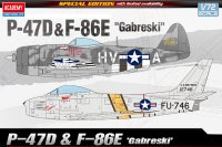 アカデミー[AM12530]1/72 P-47D & F-86E "ガブレスキー"
