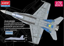 画像3: アカデミー[AM12534] 1/72　1/72　F/A-18C　”VFA-82　マローダーズ
