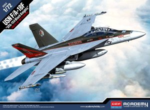 画像1: アカデミー[AM12577]　1/72 F/A-18F "VFA-154 ブラックナイツ" (1)