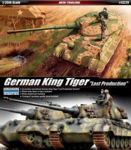画像1: アカデミー[AM13229] 1/35 ドイツ重戦車　キングタイガー　最後期型 (1)