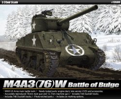 画像1: アカデミー[AM13500]1/35 M4A3(76)W シャーマン 「バトルオブバルジ」