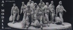 画像1: AC MODELS［ACM32012] 1/32 WWII米 B17クルーセット 欧州戦線(10体セット)