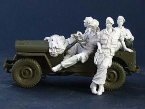 画像1: AC MODELS［ACM35022] 1/35 Mercenaries in Africa Set.1 For Willys Jeep kit (4体セット） (1)