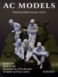 画像1: AC MODELS[ACM35037]1/35 朝鮮戦争 米パーシングライダース パート2(5体セット) (1)