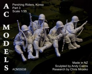 画像1: AC MODELS[ACM35038]1/35 朝鮮戦争 米パーシングライダース パート3(5体セット) (1)
