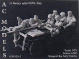 AC MODELS［ACM35040] 1/35 WWII 米衛生兵とドイツ軍捕虜 イタリア戦線(6体セット)