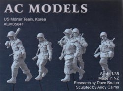 画像1: AC MODELS［ACM35041] 1/35 朝鮮戦争 米迫撃砲チーム(5体セット)