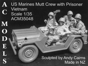 画像1: AC MODELS［ACM35048]1/35  US Mutt crew Veitnam (1)