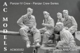 AC MODELS[ACM35052]1/35 WWII ドイツ IV号戦車乗員(5体セット)