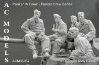 AC MODELS[ACM35052]1/35 WWII ドイツ IV号戦車乗員(5体セット)