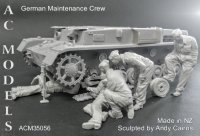 AC MODELS[ACM35056]1/35 WWII ドイツ 作業中の整備員(5体セット 予備転輪/ジャッキ付)