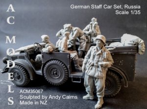 画像1: AC MODELS[ACM35067]1/35 WWII ドイツ 司令部スタッフ(6体セット アクセサリー付) (1)