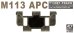 画像2: AFV  Club[AF35S22]1/35 M113用T130E1型(起動輪・サイドスカート付) (2)