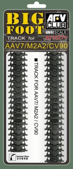 画像1: AFV  Club[FV35271] 1/35　M2A2/M3A3/AAV7A1/MLRS/CV90用履帯（ベルト式）