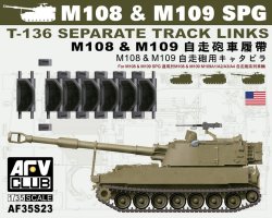 画像1: AFV  Club[FV35S23]M108＆109自走砲用可動式履帯