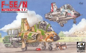 画像1: AFV  Club[AFQS003]デフォルメ飛行機 F-5E VFC-111 サンダウナーズ (1)