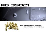 AFV  Club[AG35021]1/35チャーチル歩兵戦車用リベット 後期型 真鍮製