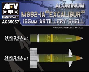 画像1: AFV  Club[AG35057]1/35 M982-IA エクスカリバー155mm 誘導砲弾セット (1)